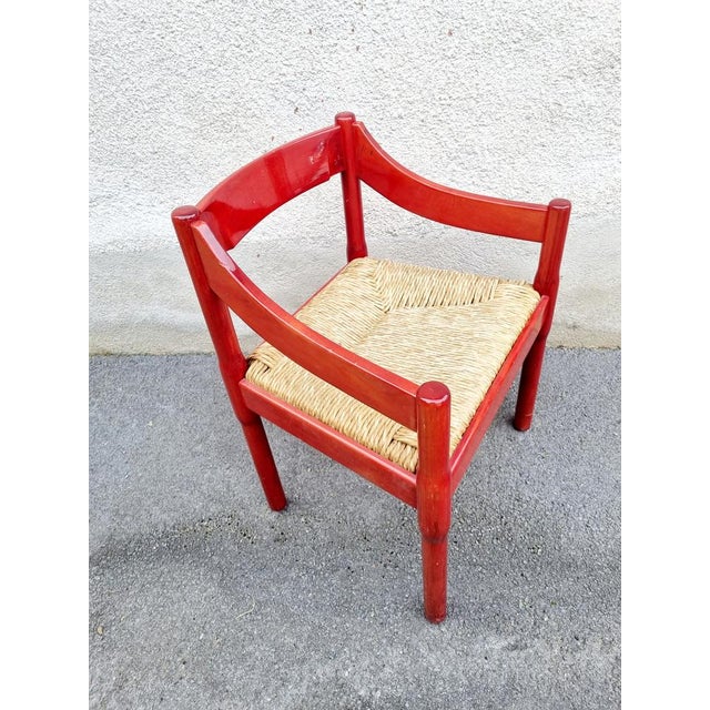 Mid-Century Carimate Armchair by Vico Magistretti for Cassina, Italy, 1960s For Sale - Image 6 of 8