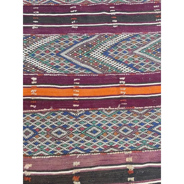 1920s Antique Long Moroccan Kilim For Sale - Image 5 of 18