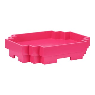 Japandi Tray in Fuchsia For Sale