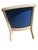 Art Deco Hollywood Regency Italian Cobalt Blue Velvet Cane Back Chair Vintage For Sale - Image 3 of 9