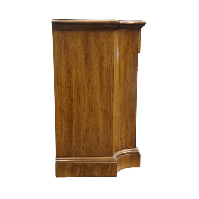 Century Furniture Italian Neoclassical Tuscan Style Burled Walnut 56" Server Buffet For Sale - Image 13 of 13