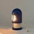 Space Age Blue Metal Eclipse Table Lamp, Italy, 1960s For Sale - Image 6 of 17