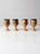 Late 20th Century Vintage Studio Pottery Chalices Set of 4 For Sale - Image 5 of 11