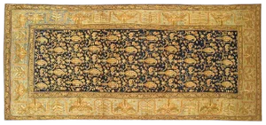 Early 20th Century Antique Persian Malayer Oriental Rug - 3′7″ × 8′3"