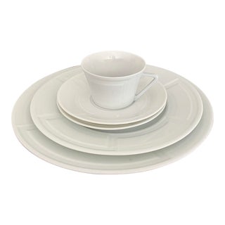 Philippe Deshoulieres France Celtika Abstract Limoges 5 Piece Place Setting For Sale