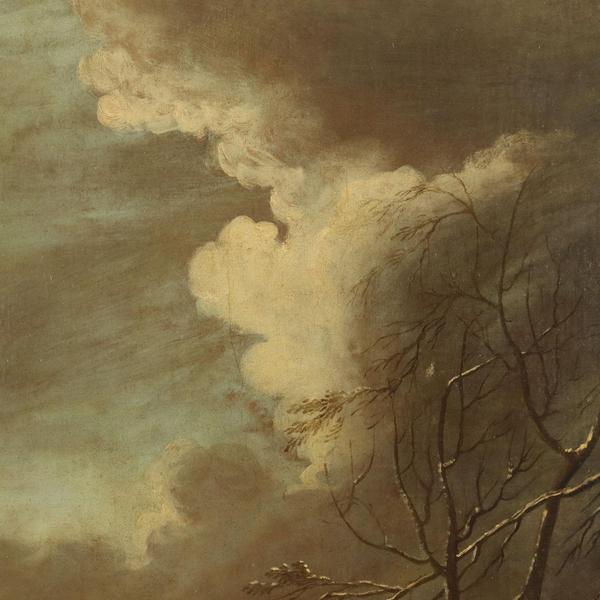 Marco Ricci, Winter Landscape, Oil on Canvas, Framed For Sale - Image 9 of 13