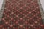 Rug & Kilim Vintage Distressed Rug, Red Diamond Star Lattice Over Rich Brown - Rug & Kilim For Sale - Image 4 of 8