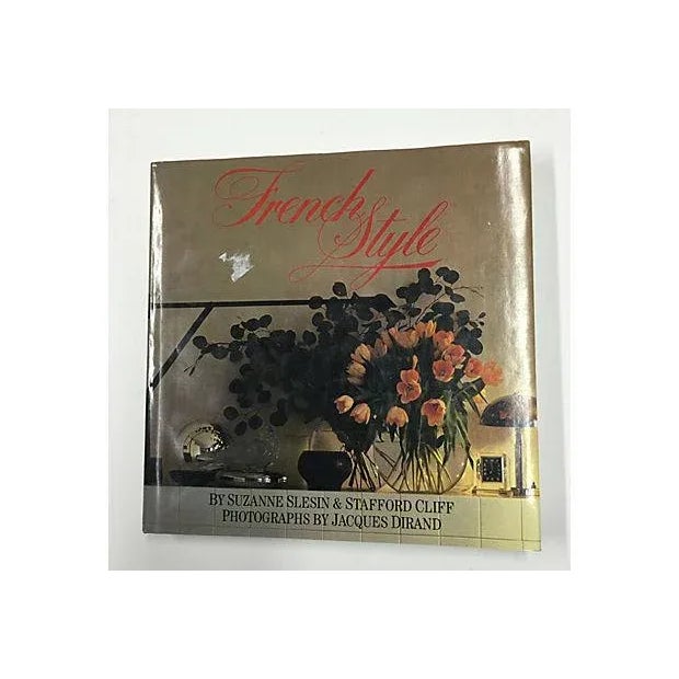 Offered is the book, French Style by Suzanne Slesin and Stafford Cliff with photographs by Jacques Dirand. New York:...