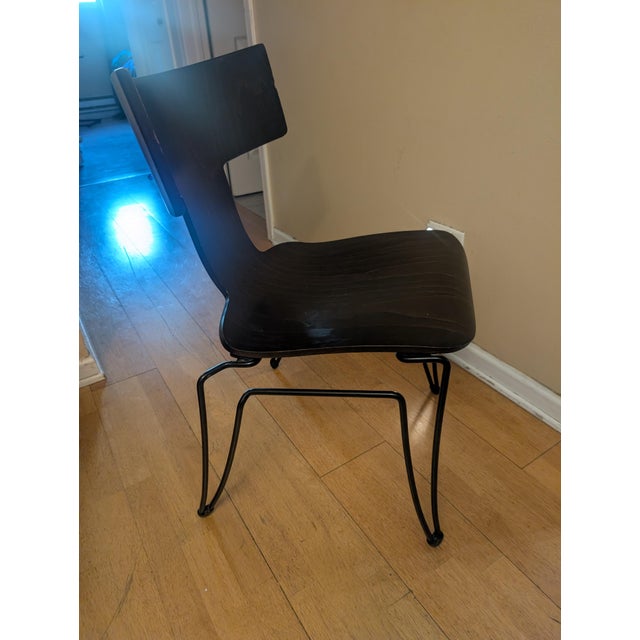 John Hutton Vintage John Hutton for Donghia " Anziano" Dining Chairs - Set of 4 For Sale - Image 4 of 10