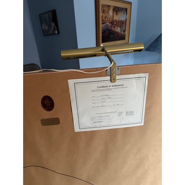 1992 Howard Behrens "Morning in Venice" Framed Signed Serigraph on Paper For Sale - Image 12 of 12