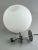 Mid-Century Modern Globe Ball Ceiling Lamp from Limburg, 1960s For Sale - Image 3 of 13
