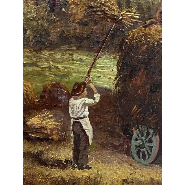 Scena Campestre - Posillipo School - Oil on Board For Sale - Image 3 of 10