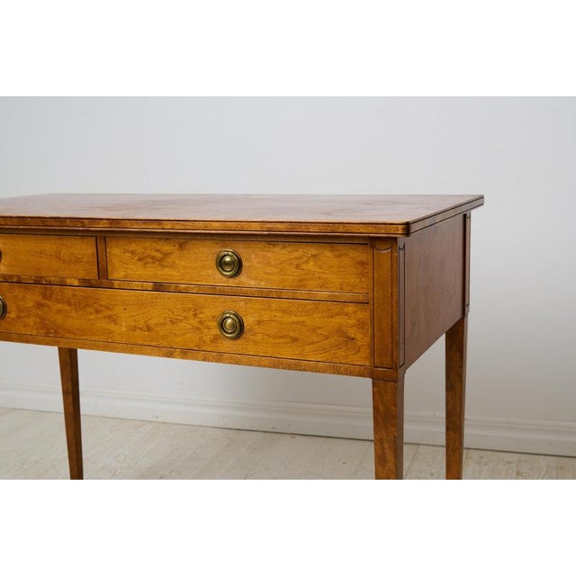 Brown Vintage Swedish Grace Serving Table attributed to Nordiska Kompaniet, Westminster, 1923 For Sale - Image 8 of 14