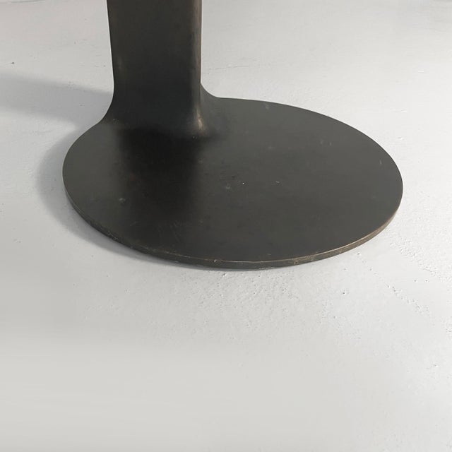 Italian Modern Round TL59 Dining Table attributed to Afra and Tobia Scarpa for Poggi, 1980s For Sale - Image 16 of 18