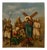 Stations of the Cross Jesus Meets the Holy Women of Jerusalem, 1800s, Oil Painting on Canvas For Sale