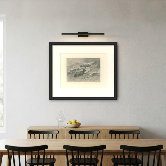 Paper After Rosa Bonheur, Sheep in a Mountain Landscape, 1880, Photogravure For Sale - Image 7 of 9
