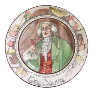 Royal Doulton Professionals Series Ware Collector Plate - the Squire For Sale