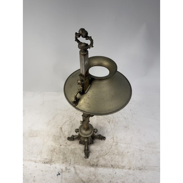 Metal Vintage English Adjustable Table Light, 1920s For Sale - Image 7 of 15