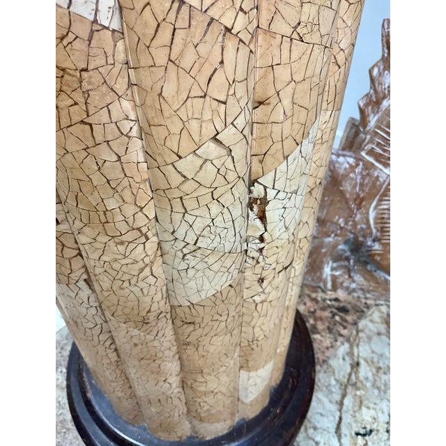 Highly Unusual Pen Shell Grandfather Clock, Circa 1980s For Sale - Image 14 of 16