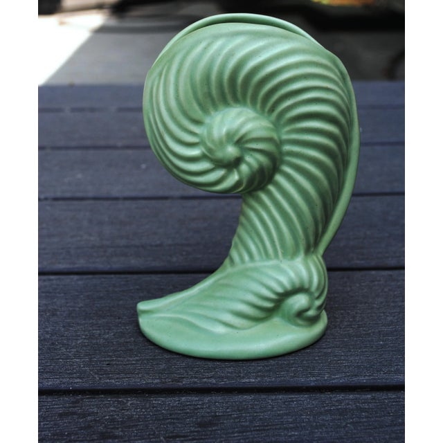 Mid 20th Century Vintage Haeger Fiddlehead Fern Vase For Sale - Image 5 of 6