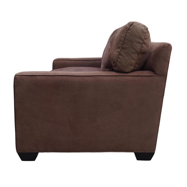 Barclay Butera Brown Microsuede Sofa Chairish