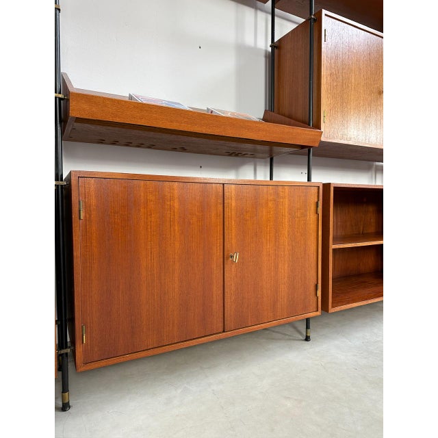 Vintage Teak Freestanding Shelving Unit, 1960s For Sale - Image 11 of 18
