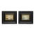 Pair of Venetian Grand Tour Miniature Marine Views in Ebonized Frames For Sale