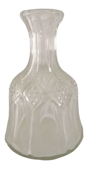 Antique Pressed Glass Water Decanter