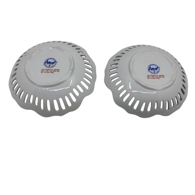 Vintage Decorative Asian Jaguar and Elephant Plates/Bowls - A Pair For Sale In New York - Image 6 of 6