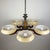 Large Art Deco Chandelier in Glass, Metal, and Wood, Italy, 1950s For Sale - Image 17 of 18