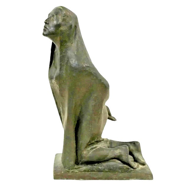1960s Akira Kurosawa Signed & Dated Bronze Sculpture. For Sale - Image 4 of 8