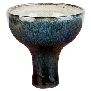 Mid-Century German Studio Pottery Goblet Vase by Janne Reckert-Cordua, 1960s For Sale