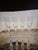 Hoya Champagne Flutes Peony Pattern Set of Four For Sale - Image 4 of 7