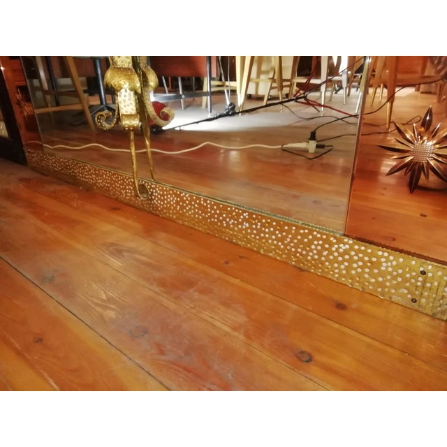 Mirror with Console from Cristal Art Turin, Italy, 1950s For Sale - Image 9 of 14