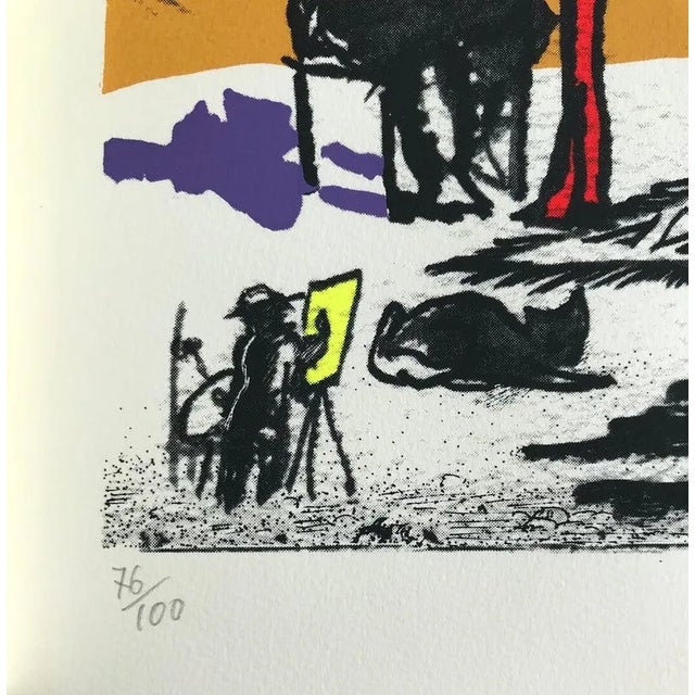 Artist: Carlos Franco Country: Spain Title: A Carlos Franco Medium: Original Serigraph Marks: Hand-signed in pencil &...