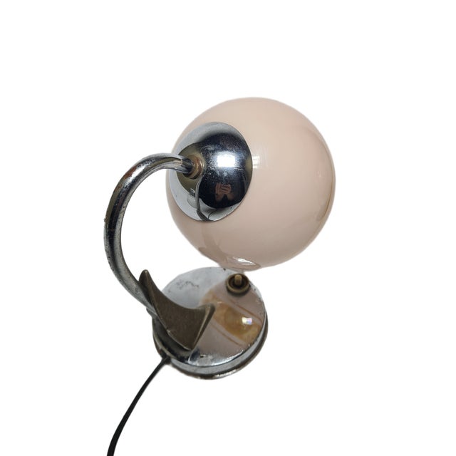 Art Deco Bedside Lamp, Former Czechoslovakia, 1950s For Sale - Image 10 of 18