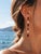 Garnet & Pearl Drop Multi-Shape Earrings, Silver, Gold, Pair For Sale - Image 6 of 10
