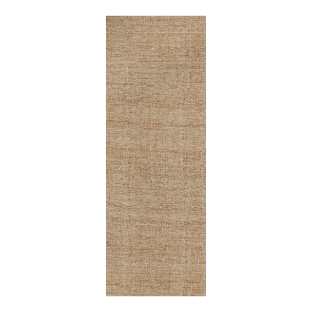 Rug & Kilim’s Contemporary Jute Kilim in Beige-Brown For Sale