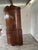 Antigue Biedermeier Corner Cabinet in Walnut Veneer, 1860s For Sale - Image 4 of 18