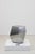 Three Rocks High Side Table in Aged Silver Leaf from Insidherland For Sale - Image 4 of 5