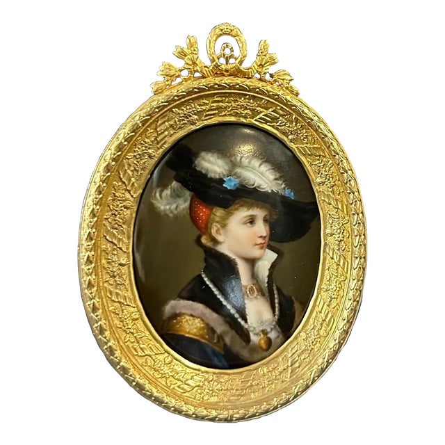 Late 19th Century KPM Painting on Porcelain For Sale