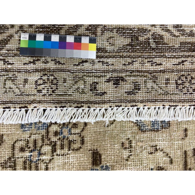 Vintage Hand-Knotted Middle Eastern Rug with Ornaments For Sale - Image 6 of 7