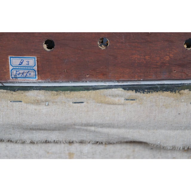 Flowers Fruit Woman Picking Grapes Still Life Painting After Christian Berentz For Sale - Image 12 of 12