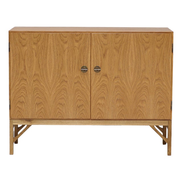 Model 232 China Cabinet in Oak by Børge Mogensen for FDB Furniture, Denmark, 1960s For Sale