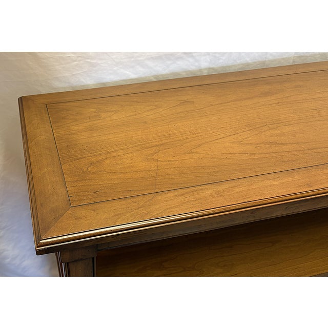 Vintage 1970's Hekman Console Table With Two Drawers For Sale - Image 15 of 18