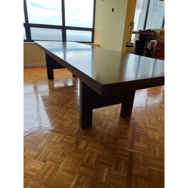 2000 - 2009 Modern Wenge Dining Table For Sale - Image 5 of 12