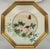 Matched Set of 2 Anton Wang Watercolor on Silk Paintings – Artist Signed and Framed With Chop Mark (Original Vintage Octagon Frames) For Sale - Image 10 of 18