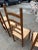 Wood 1970s Vintage Collection of Ladder-Back Chairs- Set of 4 For Sale - Image 7 of 12