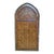 Vintage Moroccan Arabesque Design Hand-Painted Wall Hanging W/Doors 58.5" H For Sale