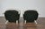 French Pair of 19th Century French Directoire Upholstered Bergères with Twisted Columns For Sale - Image 3 of 12
